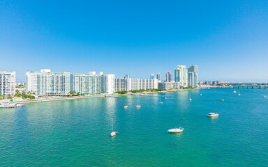 Naklejka premium Miami Beach