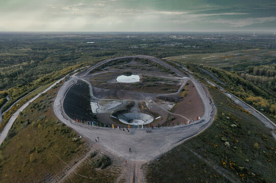 Die alte Halde Haniel nach der Rekultivierung im Ruhrgebiet