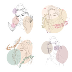 Portrait of a beautiful young woman