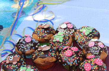 Geburtstag Muffins 