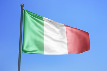 Fototapeta na wymiar 3d rendering illustration of Italy flag