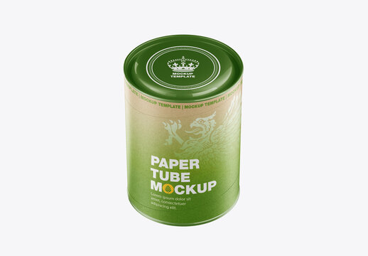 Paper Can Mockup