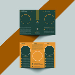 Simple Trifold Brochure Design & template