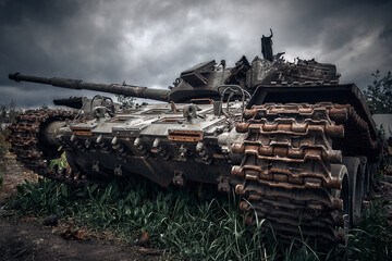 War in Ukraine blown up enemy equipment near Kyiv