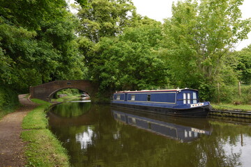 a row of narrow boats on one of Dudley's many canals (or the cut as we know it) near the Stewponey...