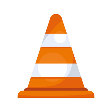 Orange Cone Traffic Signal