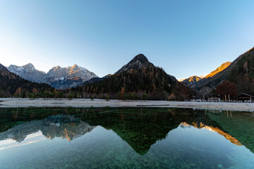 Lake Jasna in the morning