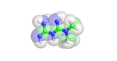 Metformin, insulin analogue