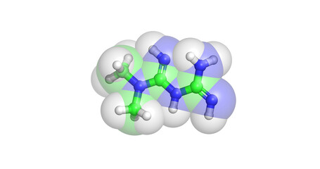Metformin, insulin analogue