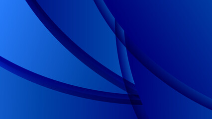 Abstract blue geometric shapes light silver technology background vector. Modern diagonal presentation background.