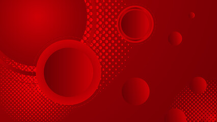 Abstract red background with shape. Vector illustration design