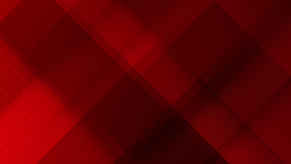 Abstract red geometric shapes vector technology background, for design brochure, website, flyer. Geometric red geometric shapes wallpaper for poster, certificate, presentation, landing page