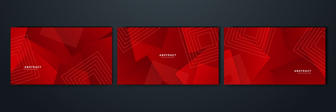 Abstract red vector background with stripes