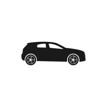 The Best SUV Car Silhouette Illustration Image Vector High Quality. Sport Utility Vehicle Silhouette Vector