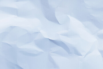 Obraz premium Crumpled white paper texture background