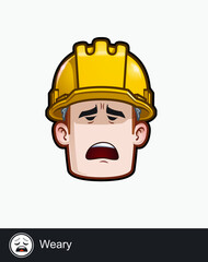 Construction Worker - Expressions - Weary