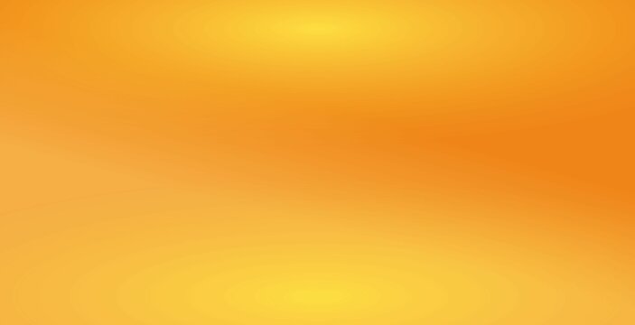 Soft blur background for abstract modern website graphic on yellow and orange smooth gradient background.