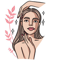 Fashion portrait, Beauty woman