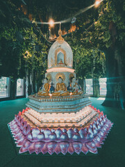 Wat Huai Kaeo or Wat Huay Kaew pagoda temple in Lopburi,Thailand