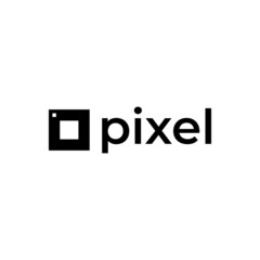 square Pixel corporate modern logo 