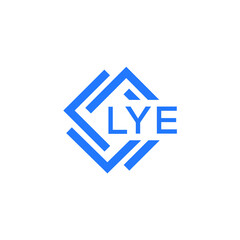 LYE technology letter logo design on white  background. LYE creative initials technology letter logo concept. LYE technology letter design.