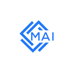 MAI technology letter logo design on white   background. MAI creative initials technology letter logo concept. MAI technology letter design.
