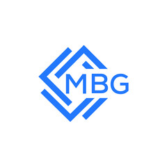 MBG technology letter logo design on white  background. MBG creative initials technology letter logo concept. MBG technology letter design.
