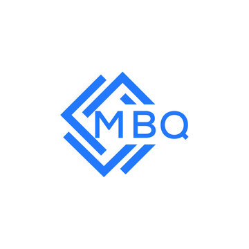MBQ technology letter logo design on white  background. MBQ creative initials technology letter logo concept. MBQ technology letter design.
