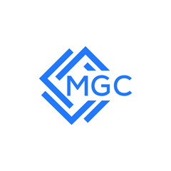 MGC technology letter logo design on white  background. MGC creative initials technology letter logo concept. MGC technology letter design.
