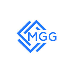 MGG technology letter logo design on white  background. MGG creative initials technology letter logo concept. MGG technology letter design.
