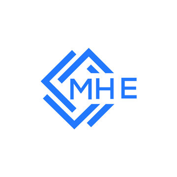 MHE technology letter logo design on white  background. MHE creative initials technology letter logo concept. MHE technology letter design.
