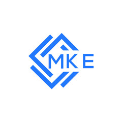 MKE technology letter logo design on white  background. MKE creative initials technology letter logo concept. MKE technology letter design.
