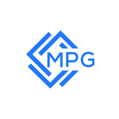 MPG technology letter logo design on white  background. MPG creative initials technology letter logo concept. MPG technology letter design.