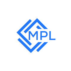 MPL technology letter logo design on white  background. MPL creative initials technology letter logo concept. MPL technology letter design.