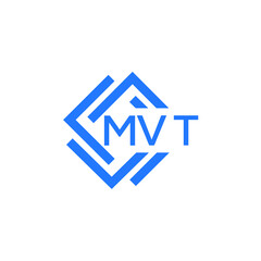 MVT technology letter logo design on white  background. MVT creative initials technology letter logo concept. MVT technology letter design.
