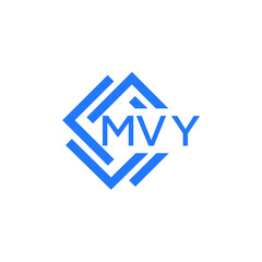 MVY technology letter logo design on white  background. MVY creative initials technology letter logo concept. MVY technology letter design.
