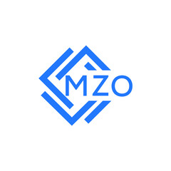 MZO technology letter logo design on white  background. MZO creative initials technology letter logo concept. MZO technology letter design.