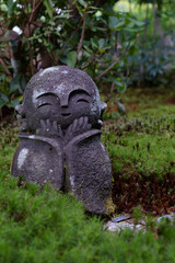 圓光寺の庭のお地蔵様