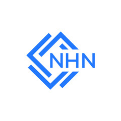Obraz premium NHN technology letter logo design on white background. NHN creative initials technology letter logo concept. NHN technology letter design. 