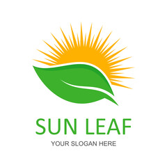 sun and nature logo