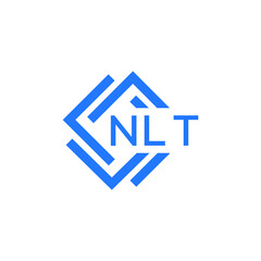 NLT technology letter logo design on white  background. NLT creative initials technology letter logo concept. NLT technology letter design.
