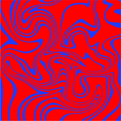 abstract pattern liquid marble red blue
