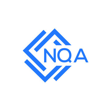 NQA technology letter logo design on white  background. NQA creative initials technology letter logo concept. NQA technology letter design.
