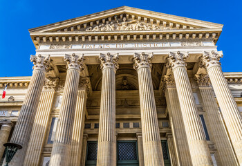 Palais de Justice Courthouse Columns Nimes Gard France