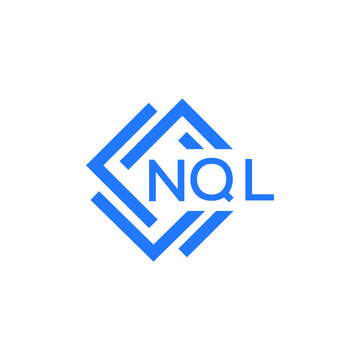 NQL technology letter logo design on white  background. NQL creative initials technology letter logo concept. NQL technology letter design.
