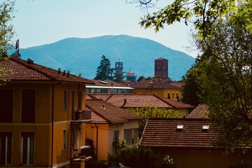 old houses in the village