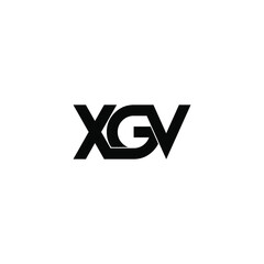 xgv letter original monogram logo design
