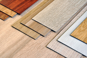 Wood laminate parquet or plywood. Materials. Wood texture.