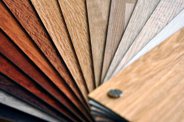 wood Materials.  Sample of Wood materials.