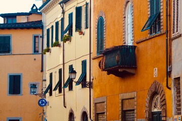 colorful houses in Italy - obrazy, fototapety, plakaty
